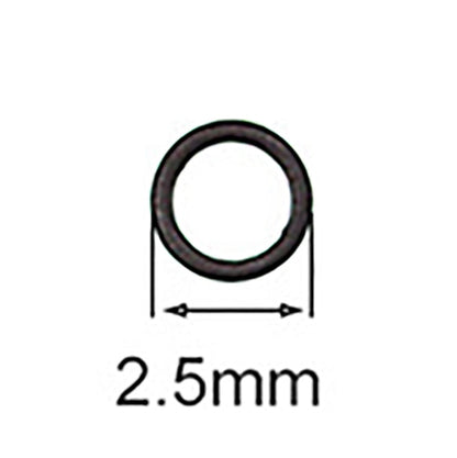 Rompin 100pcs/Bag 3.1mm 3.7mm Carp Fishing Round Rig Ring Fishing Tackle Accessories Quick Change O Rings