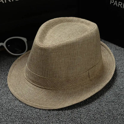 2018 England Retro Men's Fedoras Top Jazz Plaid Hat Spring Summer Autumn Bowler Hats Cap Classic Version Chapeau Hats