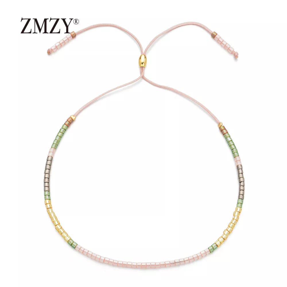 ZMZY Boho Style Miyuki Delica Seed Beads Bracelets for Women Friendship Bracelet Jewelry Colorful Charm Bracelet Femme Handmade