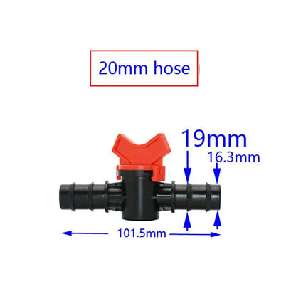 1/2 3/4 Garden Hose Tap DN15 DN20 Irrigation Water Valve 16mm 20mm 25mm Garden Hose Waterstop Connector Cranes 1pcs