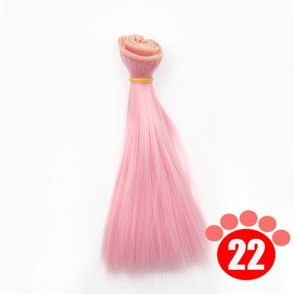 Msiredoll Bjd Wig 15*100CM or 20*100CM or 25*100CM Doll Hair for 1/3 1/4 1/6  Straight Hair Doll Hair Bjd Wig Diy