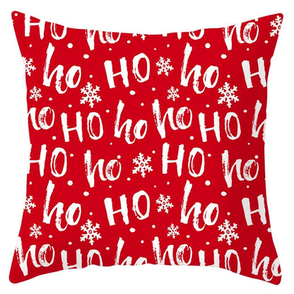 45x45cm Santa Claus Christmas Pillowcase Merry Christmas Decor for Home Christmas Ornament Xmas