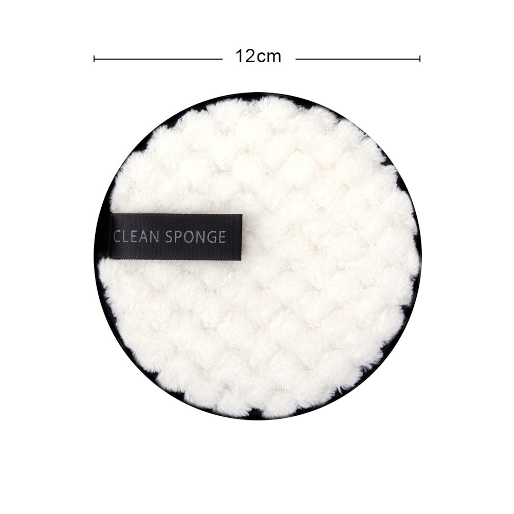 Makeup Remover Puff Reusable Make-Up Pads Washable Cleansing Cotton Microfiber Cloth Pad Skin Care Nail Art Cleaning Wipe Tools