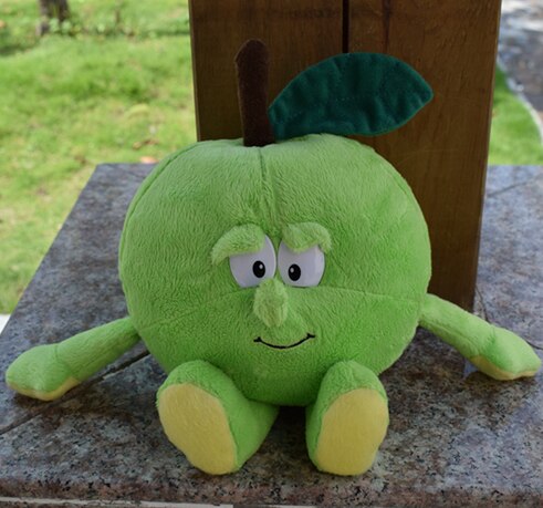 New Fruits Vegetables Banana Pear Brcoccoli  Watermelon Bee Ladybird Lemon Mushroom Pineapple Starwberry 9" Soft Plush Doll Toy