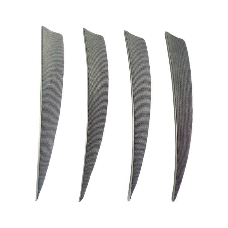 50 Pcs 5 Inch 9 Colors  Shield Turkey Feathers Arrow Feather Fletching for Any Wooden & Bamboo Arrow for Archery Hunting