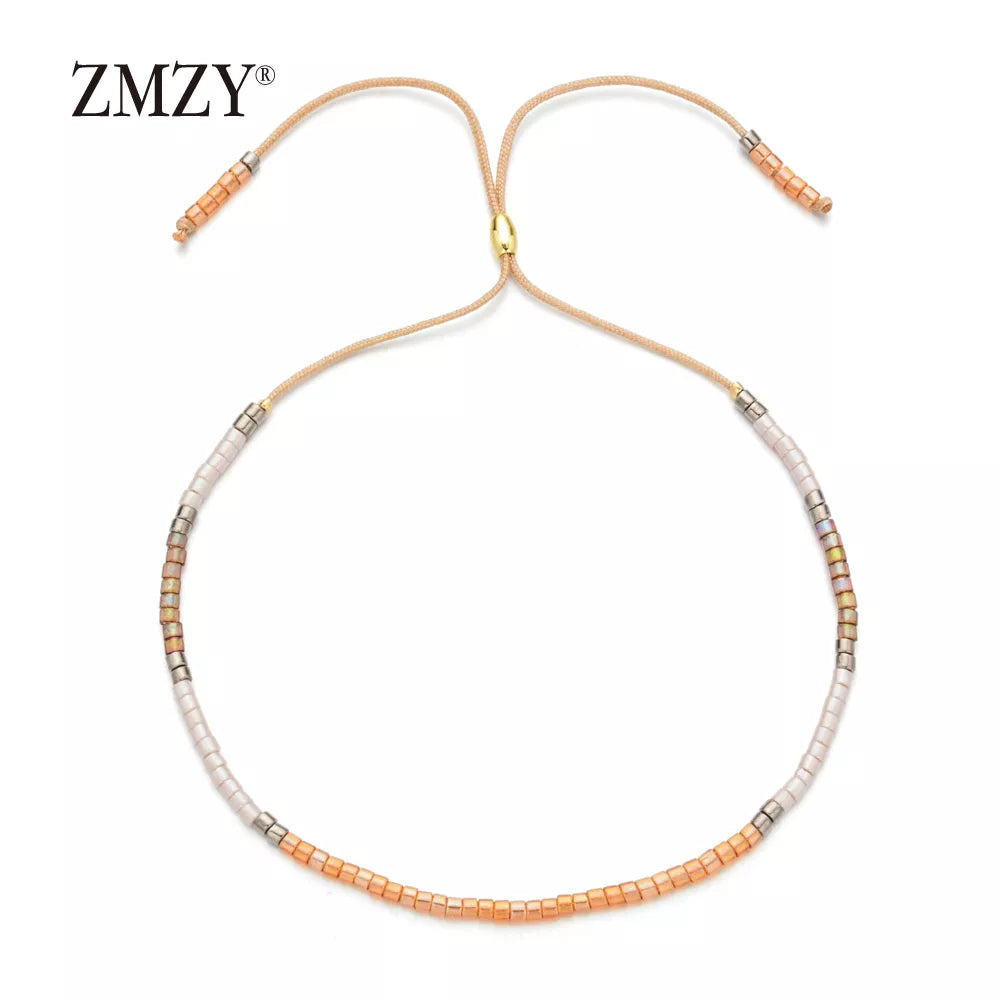 ZMZY Boho Style Miyuki Delica Seed Beads Bracelets for Women Friendship Bracelet Jewelry Colorful Charm Bracelet Femme Handmade