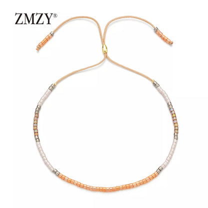 ZMZY Boho Style Miyuki Delica Seed Beads Bracelets for Women Friendship Bracelet Jewelry Colorful Charm Bracelet Femme Handmade