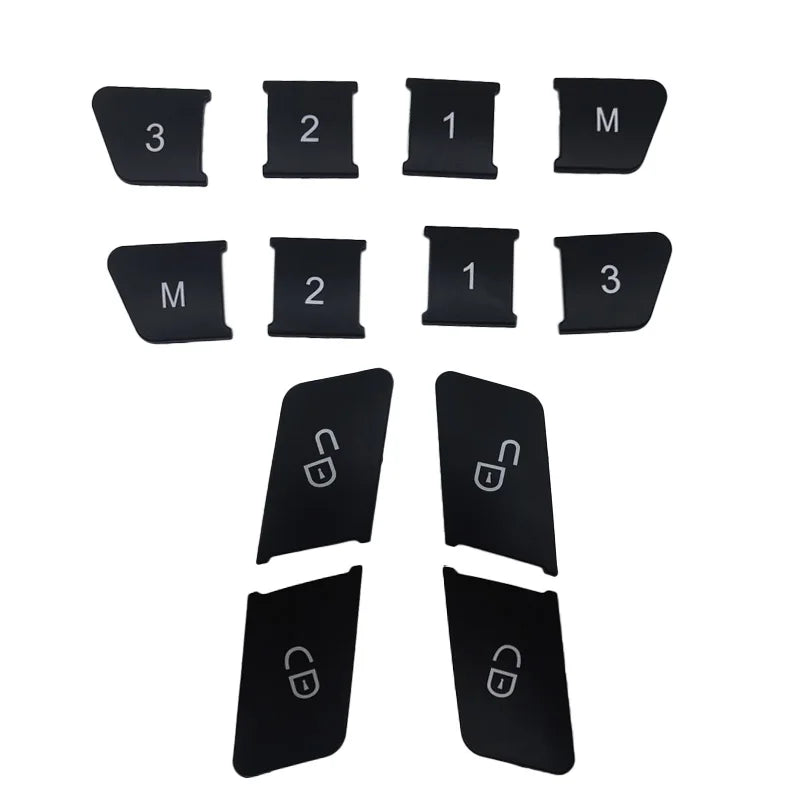 AngelguoguoCar Window Glass Lift Button Trim Cover Sticker for Mercedes Benz a/B/C(w204)/E(w212)/Gla /CLA/ GLK/ GLE-class