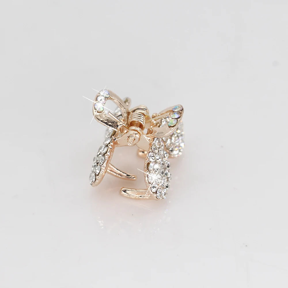 AINAMEISI New 7 Style Metal Crab Claw Clip for Women Girls Charm Barrette Full Rhinestone Wedding Hair Accessories Jewelry