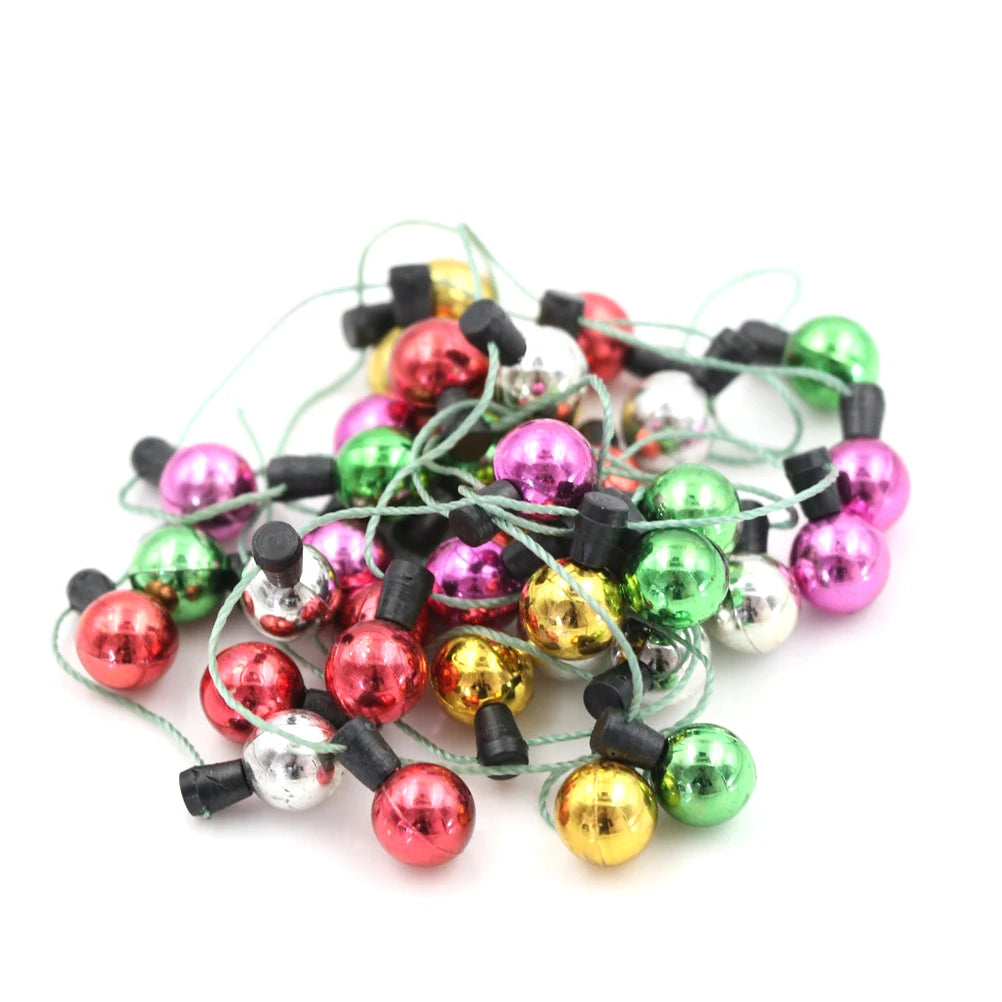1/12 Scale 1 String of Fake Lights Christmas Good Decoration Dollhouse Miniature Mini Furniture Accessories String Lights
