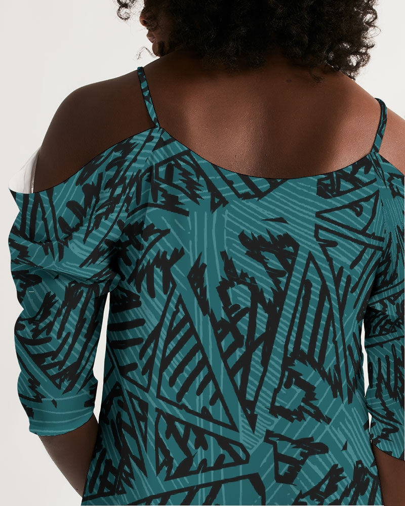Women's Palm Caye II Open Shoulder A-Line Dress