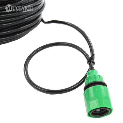 10/20/25/40 Meter 4/7mm Garden Water Hose With Quick Connector Micro Drip Misting Irrigation Tubing Pipe PVC Hose 1/4'' New Hose