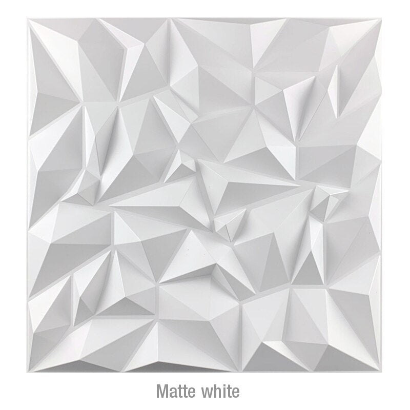 9.8ft/3m 12pcs 50x50cm 3D Wall Sticker Decor Blinds Line Living Room Wallpaper Mural Waterproof 3D Wall Panel Bathroom Kitchen