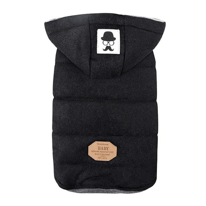 Winter Warm Pet Dog Clothes Hooded Thick Warm Clothes Cotton Cat Puppy Dogs Coat Jackets Chihuahua Yorkie Clothing S-Xxl