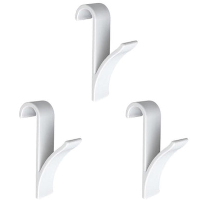 Kitchen Bathroom Hanger Clips Storage Racks White Clear Hanger Heated Towel Radi