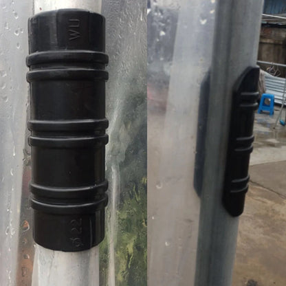 5pcs 19~32mm ABS Plastic Greenhouse Frame Pipe Clip Clamp Film Net Shade Sails Clamp Home Garden Tools Pipe Clamp Connectors