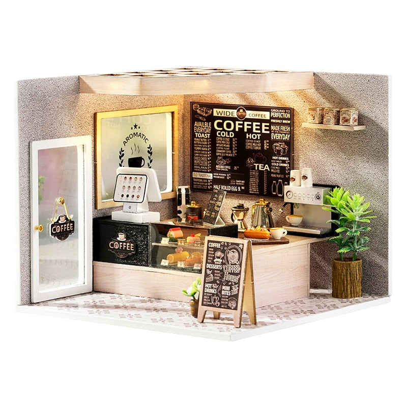 CUTEBEE Doll House Miniature DIY Dollhouse With Furnitures Wooden House Casa Diorama Toys for Children Birthday