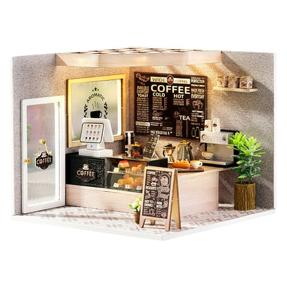 CUTEBEE Doll House Miniature DIY Dollhouse With Furnitures Wooden House Casa Diorama Toys for Children Birthday