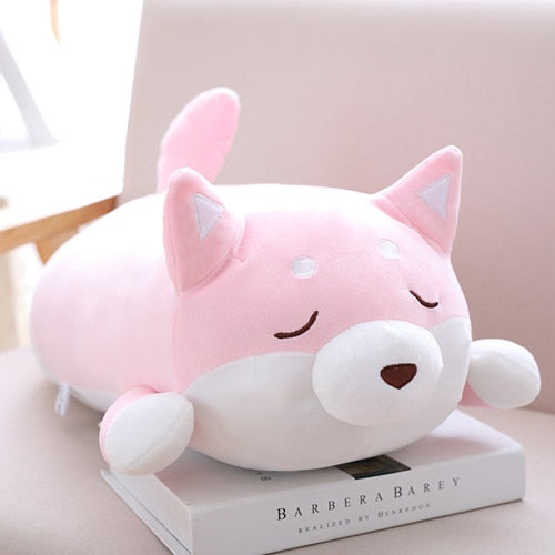 36/55 Cute Fat Shiba Inu Dog Plush Toy Stuffed Soft Kawaii Animal Cartoon Pillow Lovely for Kids Baby Children Good Quality