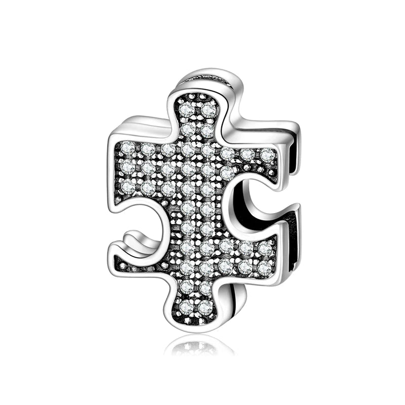 High Quality Clip Beads 925 Sterling Silver Hearts and Round Charms Fit Original Reflexions Bracelet Charms Jewelry Making