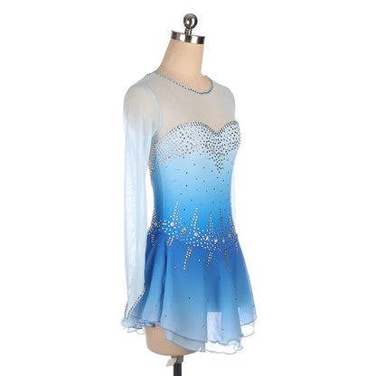 Custom Girls One Piece Sleeveless Shiny Sequins Gymnastics Ballet Leotards