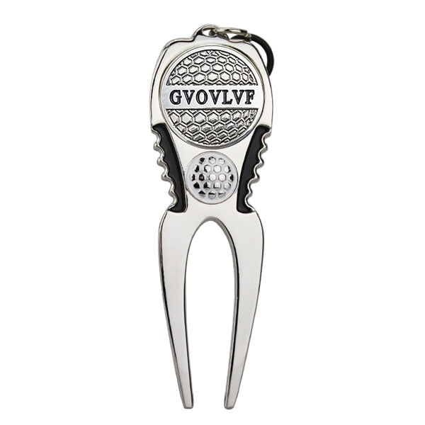 1 Pcs Golf Repair Tool Golf Divot Repair Tool Magnet With Golf Marker Key Chain Liner Clip Drop Shiping