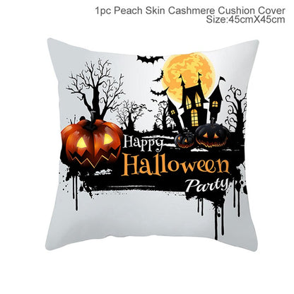 Halloween Decoration for Home Cartoon Pumpkin Bat Ghost Pillowcase Horror Halloween Party Supplies Accessories Haloween Ornament