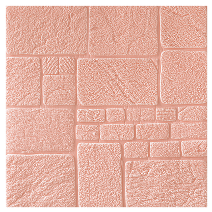 3D Wall Stickers Thick Sandstone Self-Adhesive Wallpaper Brick Pattern Collision Living Room Wall Stickers Bedroom Net Red Room