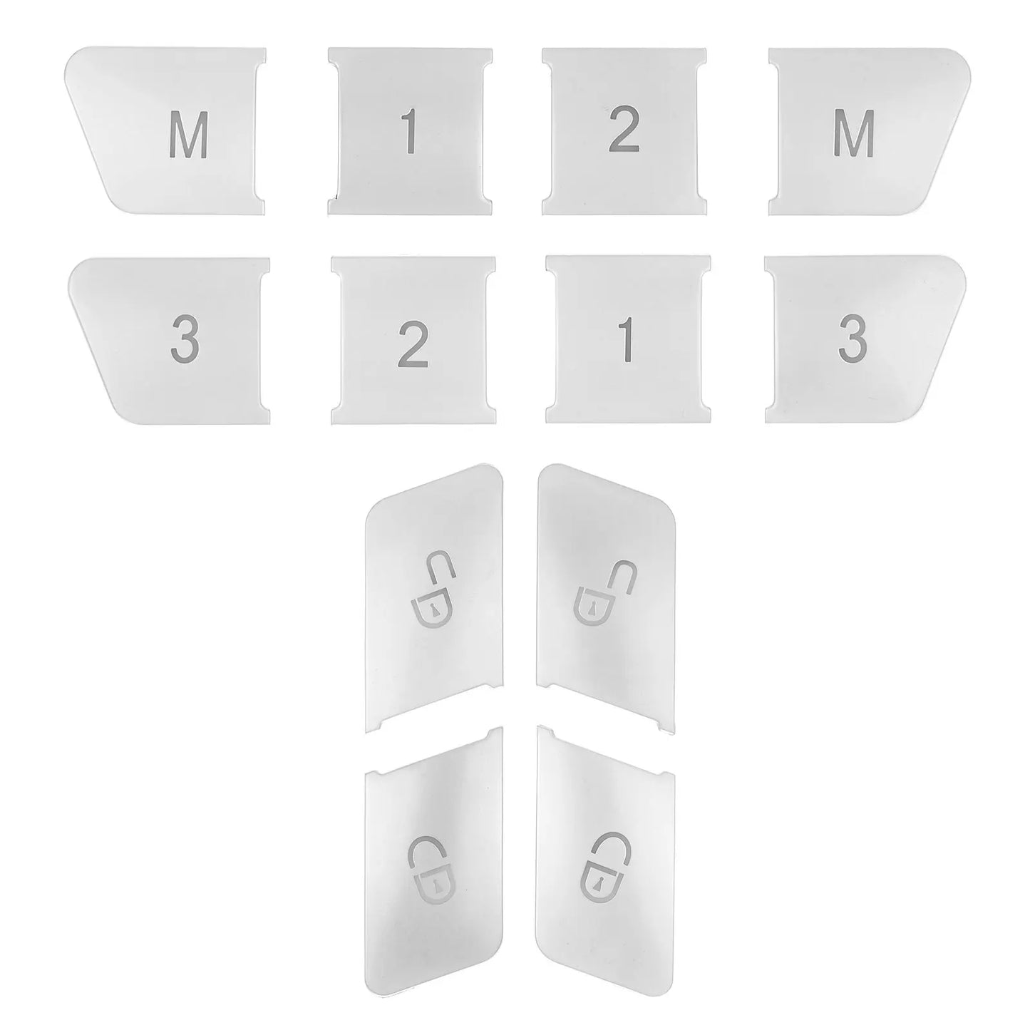 AngelguoguoCar Window Glass Lift Button Trim Cover Sticker for Mercedes Benz a/B/C(w204)/E(w212)/Gla /CLA/ GLK/ GLE-class