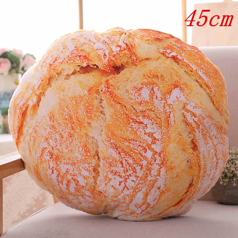 Creative Simulational Plush Bread Burger Shape Pillow Funny Food Nap Pillow and Cushion Kids Toy Birthday
