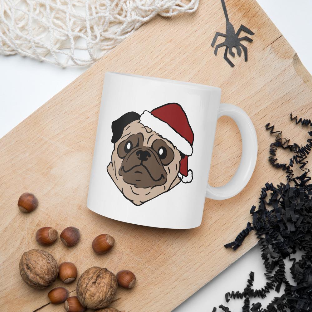 Vinny the Pug Christmas Mug #4