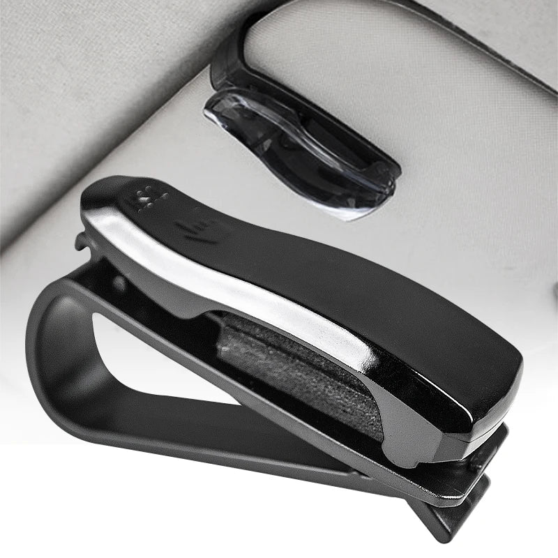 Misima Auto Sun Visor Glasses Fastener Clip Holder for Sunglasses Eyeglasses Ticket Card Universal Multi-Function Portable