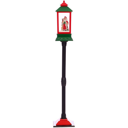 Christmas Decorations Western Style Snow Street Light With Music Merry Christmas Decoration for Garden