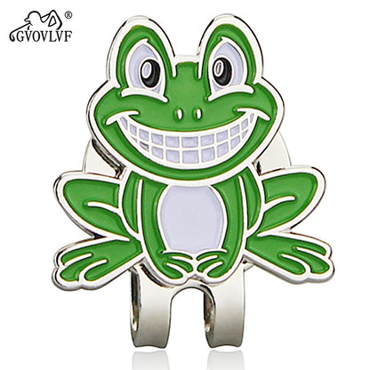 New Golf Ball Mark+Golf Hat Clip Magnetic Alloy Marker Golf Accessories Eagle Tiger One Putter Flog Wine Glass Lucky Clover