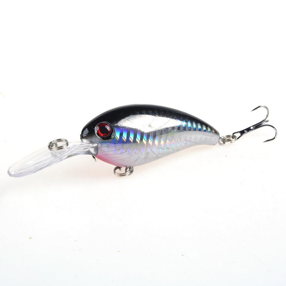 1pcs Crank Fishing Lure Artificial Hard Baits 10cm/15g Crankbait Jerkbait Wobbler Fishing Tackle Good Treble Hooks Tackle