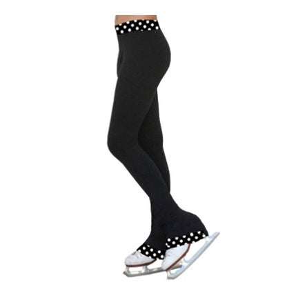 Women's Training Figure Skating Enters the Competition Pants Patinaje Tight and Warm Artistic Gymnastics Performance Suit