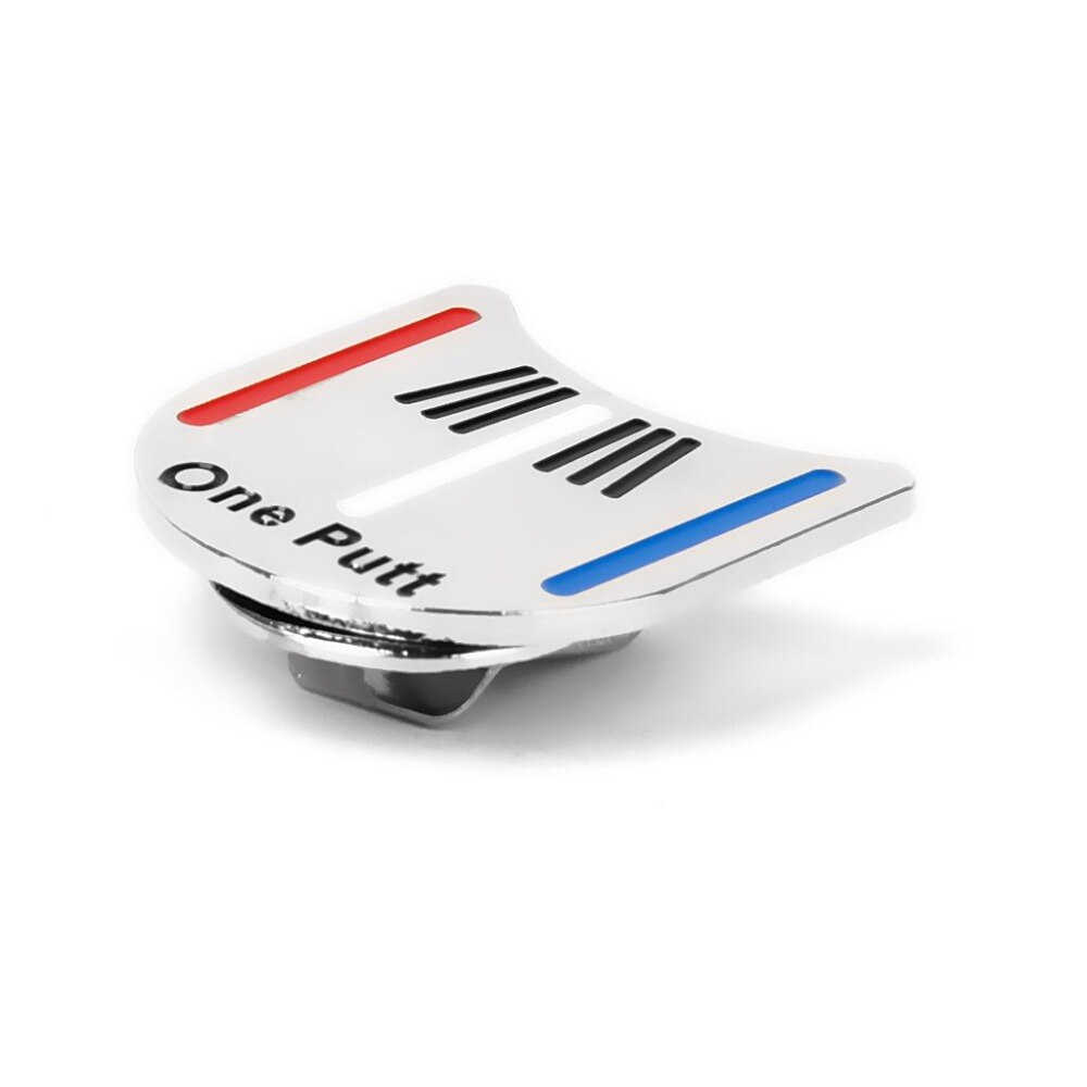 1 PCS One Putt Golf Ball Marker With Magnetic Hat Clip Putting Alignment Aiming Tool New Ball Mark Drop