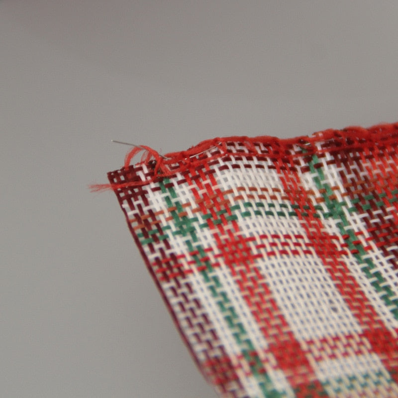 6Yards/Roll Ribbon Imitation Hemp Ribbon Wire Linen Ribbon Christmas Decoration