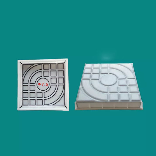 DIY Path Maker Concrete Mold Pavement Plastic Path Paving Cement Brick the Stone Road Paving Moulds Tool for Garden Decoration