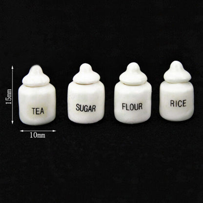 1/2/4/5pcs 1:12 Dollhouse Miniature Food Snacks Glass Jars Candy Bar Food Jar Kitchen Decoration Dolls Accessories Children Toys