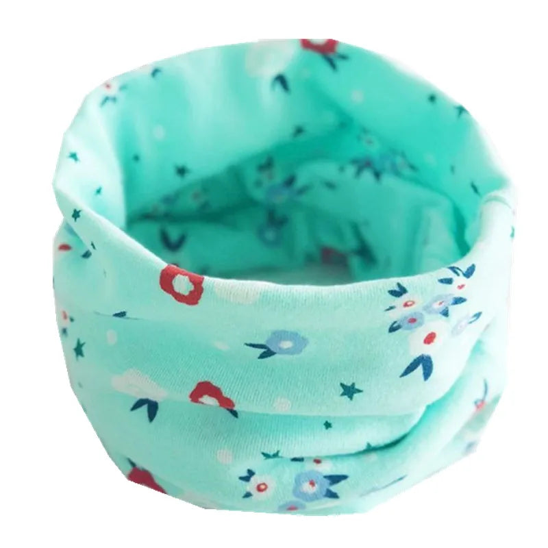 New Autumn Winter Girls Cotton Scarf Kids Scarf Bibs LIC Boys Girls Scarves Lovely Kids Collar Children Bufandas O Ring Scarf
