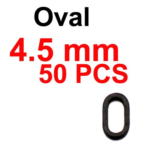 50PCS Carp Fishing Accessories Rig Rings Round Oval Tear Drop Hair Rig Blow Back Rig Micro Ring Terminal End Tackle Equipment