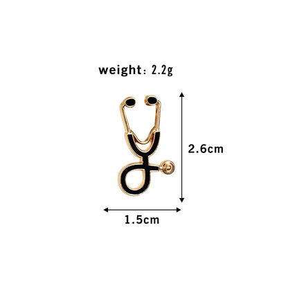 Creative 18 Styles Colorful Brooches Doctor Nurse Stethoscope Enamel Pins Medical Denim Jackets Bag Jewelry Button Badges