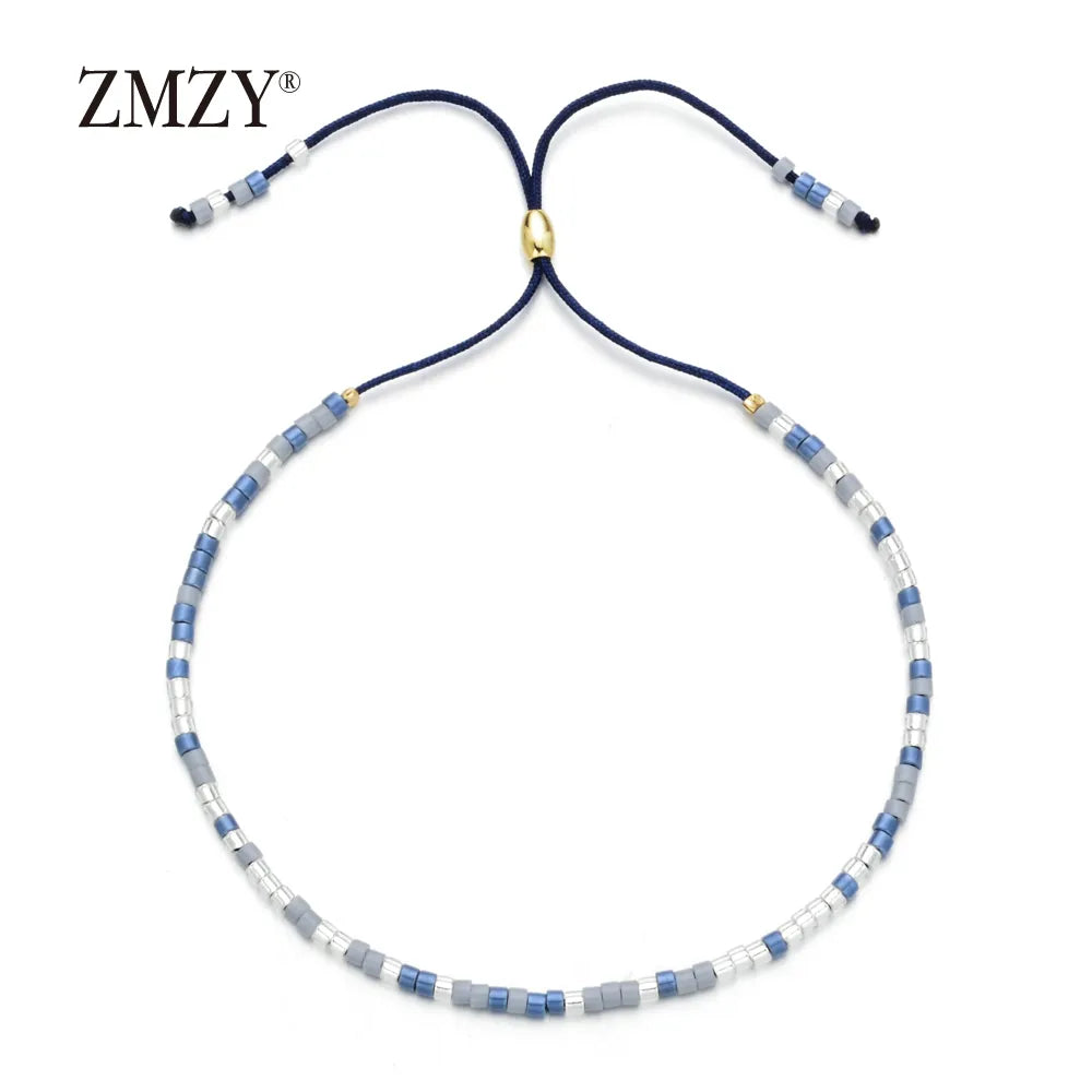 ZMZY Boho Style Miyuki Delica Seed Beads Bracelets for Women Friendship Bracelet Jewelry Colorful Charm Bracelet Femme Handmade