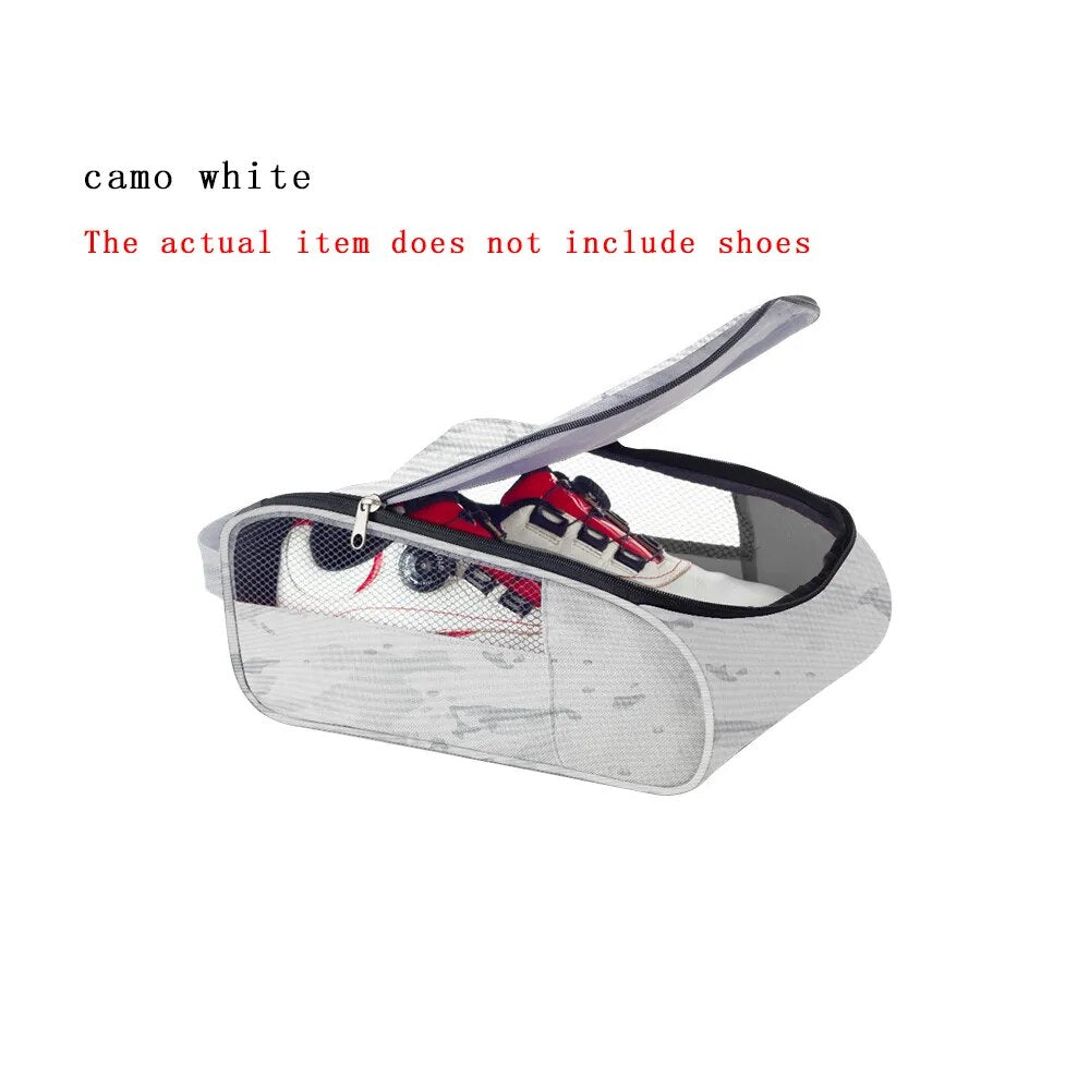 Portable Golf Shoes Bag Zipper Shoe Case Breathable Water Resistant Carrier Shoe Accessory Black Green Red Drop Ship