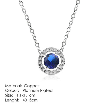 ZHOUYANG Pendant Necklaces Jewelry for Women Rose Gold Color Chain Jewellery Heart Necklace Cubic Zirconia N388