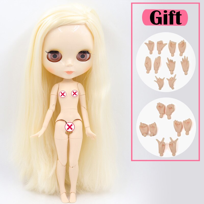 ICY DBS Blyth Doll No.3 Glossy Face White Skin Joint Body Special Price 1/6 BJD To