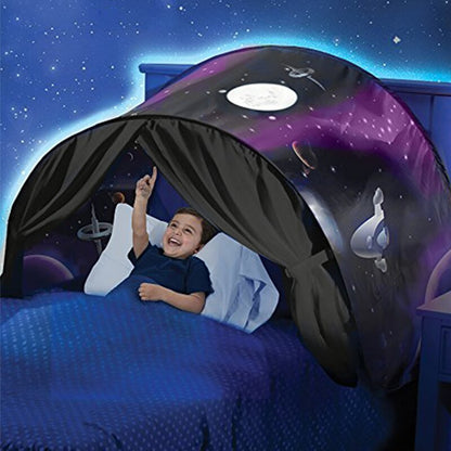Kids Bed Tent Children Dream Bed Tents With Storage Pocket Girl Bed Tent Kids Room Decor Kid Toys