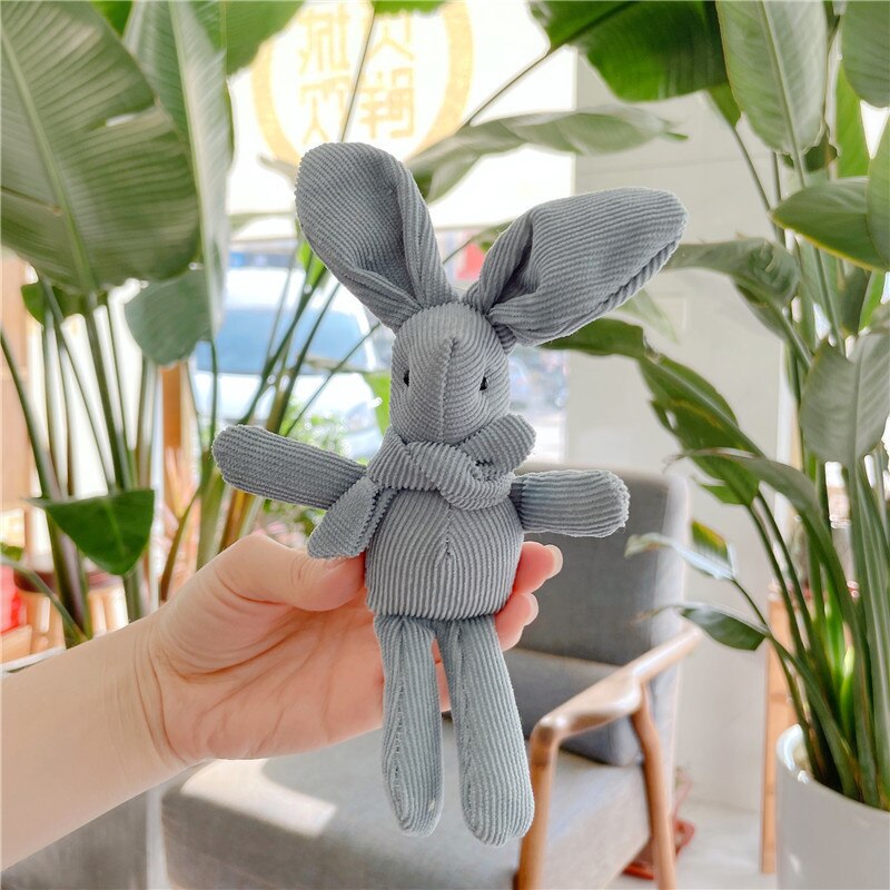 NEW Rabbit Plush , Animal Stuffed Dress Rabbit Key Chain TOY, Kid's Party Plush TOY , Bouquet Plush Dolls