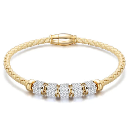 Drop Shipping Fashion Woman Bracelet and Bangles With Magnetic Clasp Women Stainless Steel Bracelet Bangles Jewelry